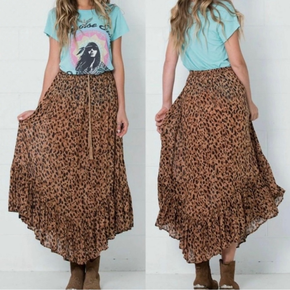Spell & The Gypsy Saphari Skirt Size Medium
